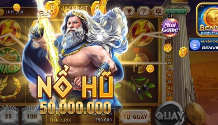 benvip - game slot nổ hũ